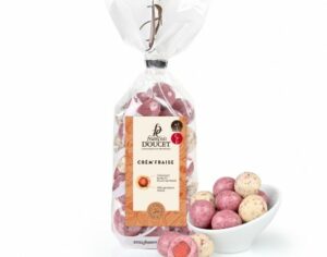 Crèm’Fraise – Pâte de fruit enrobée 200g Gourmandises Café Boulet