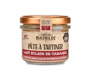 Pâte à tartiner – Lait Éclats de Caramel – 100g Gourmandises Café Boulet